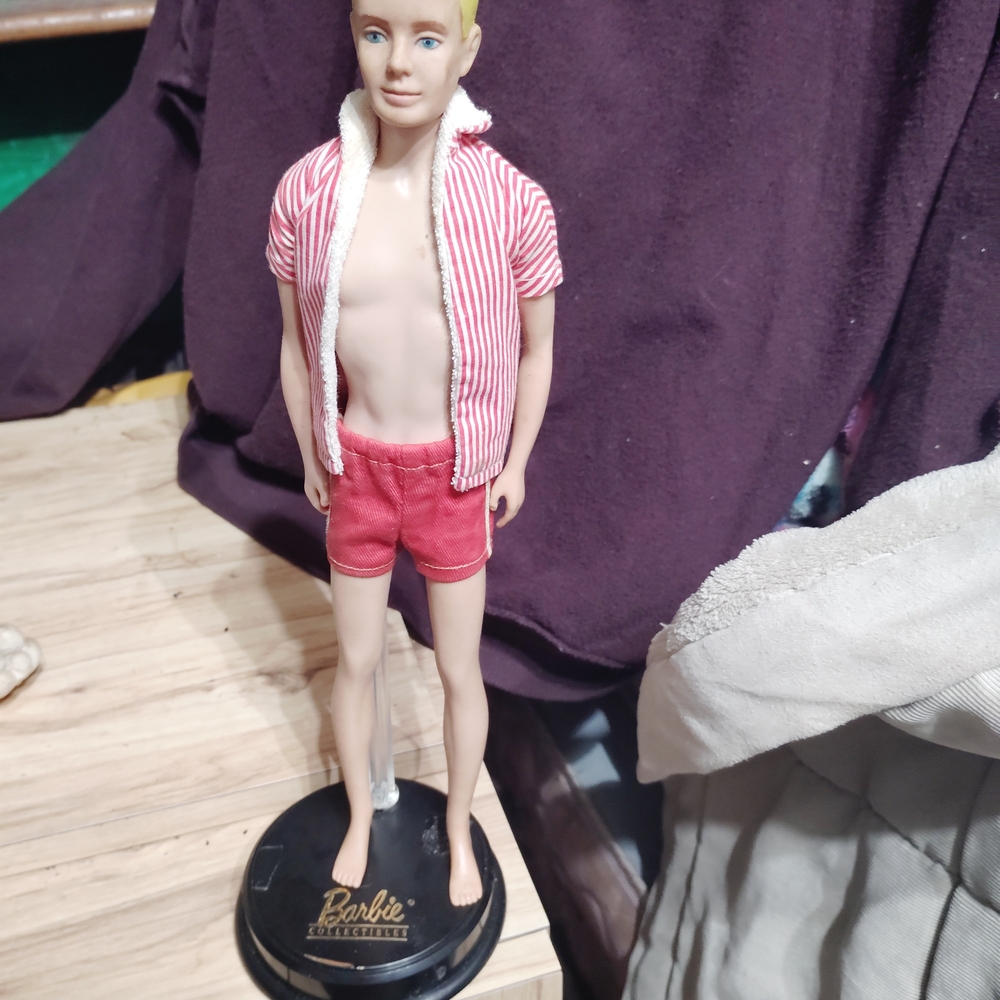 Barbie Red and White Striped Shirt with Red Shorts
